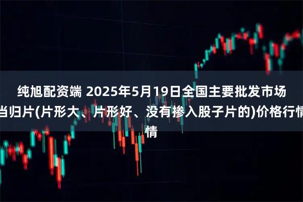 纯旭配资端 2025年5月19日全国主要批发市场当归片(片形大、片形好、没有掺入股子片的)价格行情