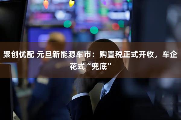 聚创优配 元旦新能源车市：购置税正式开收，车企花式“兜底”